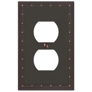 2 Pk Amerelle - Item# 50DDBRosa Aged Bronze Cast - 1 Duplex Wallplate